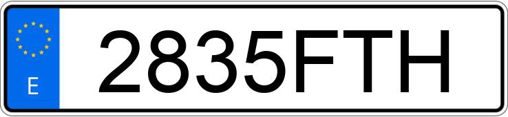 Registreringsnummeret 2835FTH har CITROEN XSARA PICASSO 1.6 EXCLUSIVE