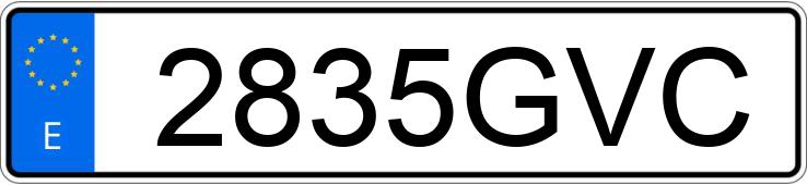 Numer rejestracyjny 2835GVC posiada VOLVO S40