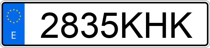 Numer rejestracyjny 2835KHK posiada SKODA KAROQ Numer rejestracyjny 2835KHK posiada SKODA KAROQ