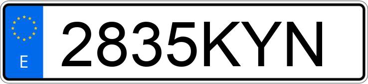 Numer rejestracyjny 2835KYN posiada FIAT 500L Numer rejestracyjny 2835KYN posiada FIAT 500L