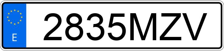 Numer rejestracyjny 2835MZV posiada AUDI Q5 Numer rejestracyjny 2835MZV posiada AUDI Q5