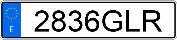 Registreringsnummeret 2836GLR har LEXUS IS 220D