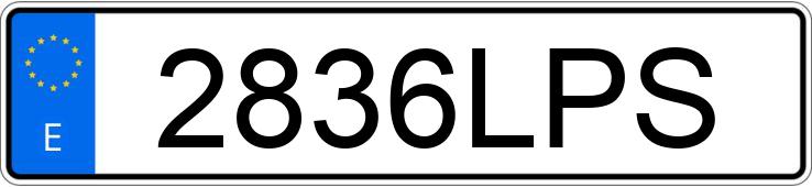 Numer rejestracyjny 2836LPS posiada SEAT ARONA