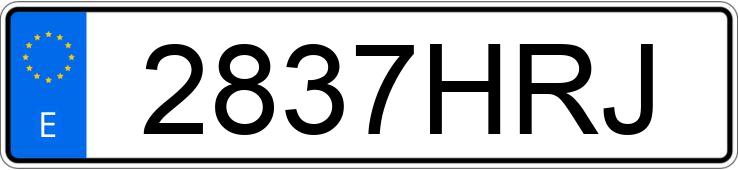 Numer rejestracyjny 2837HRJ posiada FORD CUSTOM TOURNEO Numer rejestracyjny 2837HRJ posiada FORD CUSTOM TOURNEO