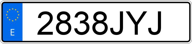 Numer rejestracyjny 2838JYJ posiada RENAULT MASTER Numer rejestracyjny 2838JYJ posiada RENAULT MASTER