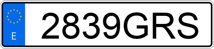 Numer rejestracyjny 2839GRS posiada NISSAN PIXO