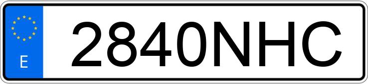 Numer rejestracyjny 2840NHC posiada OPEL COMBO Numer rejestracyjny 2840NHC posiada OPEL COMBO