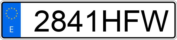 Numer rejestracyjny 2841HFW posiada FORD GRAND C-MAX