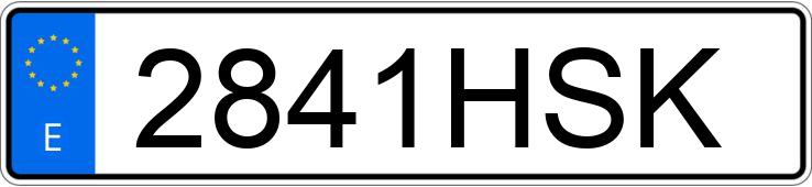 Numer rejestracyjny 2841HSK posiada RENAULT MEGANE