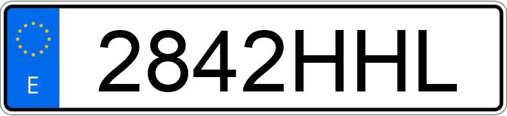 Numer rejestracyjny 2842HHL posiada KIA SPORTAGE Numer rejestracyjny 2842HHL posiada KIA SPORTAGE