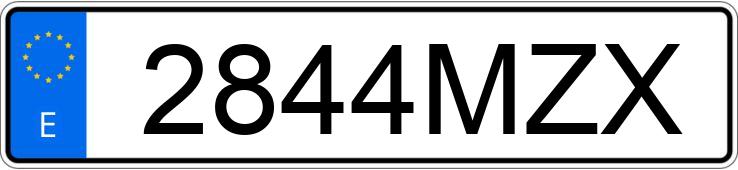 Numer rejestracyjny 2844MZX posiada MERCEDES CLA (118)