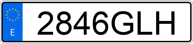 Numer rejestracyjny 2846GLH posiada RENAULT SCENIC