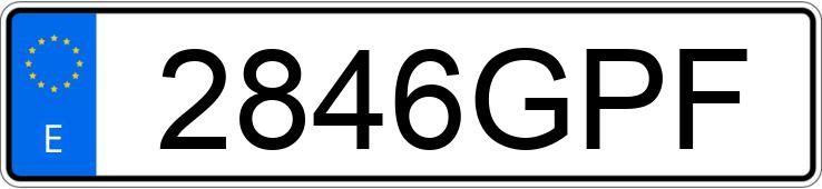 Registreringsnummeret 2846GPF har VOLKSWAGEN POLO