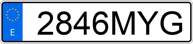 Numer rejestracyjny 2846MYG posiada TOYOTA C-HR