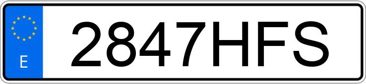 Numer rejestracyjny 2847HFS posiada CHEVROLET-GM CRUZE
