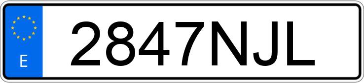 Numer rejestracyjny 2847NJL posiada BMW SERIE 3 E90 320D EDICION EXCLUSIVE DRIVE