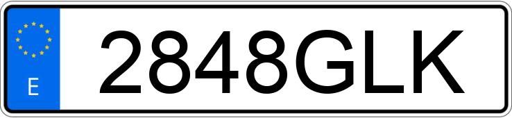 Registreringsnumret 2848GLK har VOLKSWAGEN SCIROCCO