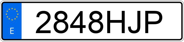 Numer rejestracyjny 2848HJP posiada MERCEDES B (246/242)