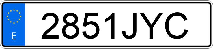 Numer rejestracyjny 2851JYC posiada SEAT TOLEDO