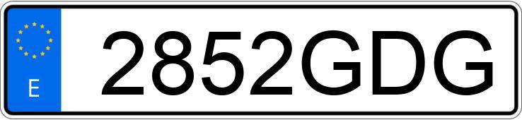 Numer rejestracyjny 2852GDG posiada PEUGEOT 308 Numer rejestracyjny 2852GDG posiada PEUGEOT 308