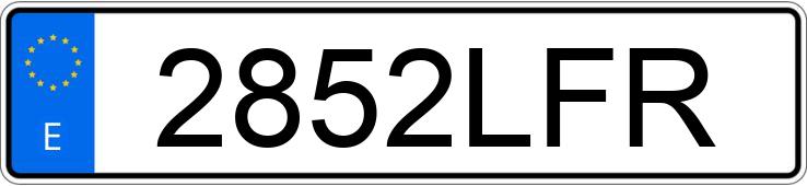 Numer rejestracyjny 2852LFR posiada CITROEN BERLINGO