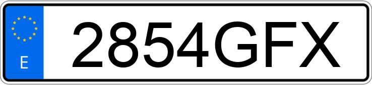 Numer rejestracyjny 2854GFX posiada PEUGEOT 308 Numer rejestracyjny 2854GFX posiada PEUGEOT 308