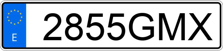 Numer rejestracyjny 2855GMX posiada PEUGEOT 207 Numer rejestracyjny 2855GMX posiada PEUGEOT 207