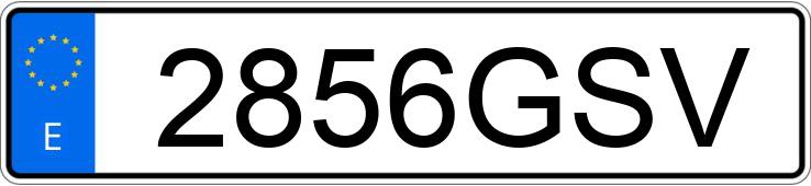 Numer rejestracyjny 2856GSV posiada PIAGGIO X8