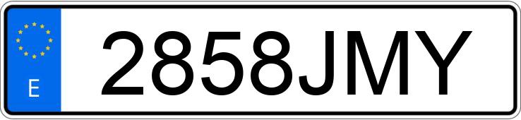 Numer rejestracyjny 2858JMY posiada OPEL ASTRA