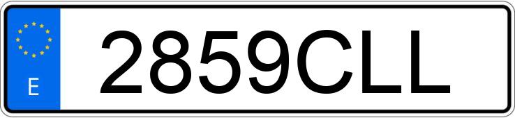 Numer rejestracyjny 2859CLL posiada CITROEN C3