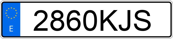 Numer rejestracyjny 2860KJS posiada SEAT LEON