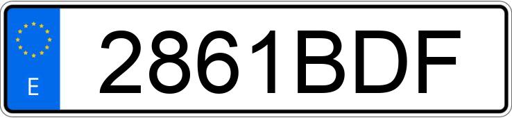 Numer rejestracyjny 2861BDF posiada FORD TRANSIT Numer rejestracyjny 2861BDF posiada FORD TRANSIT