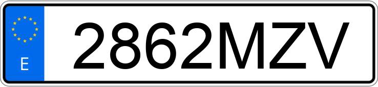 Numer rejestracyjny 2862MZV posiada CUPRA LEON