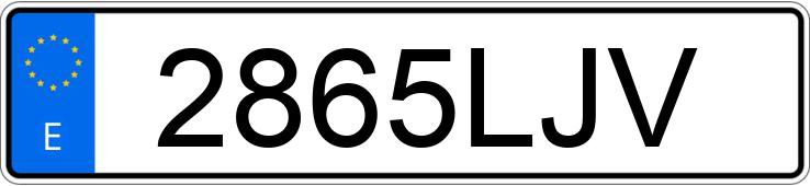 Numer rejestracyjny 2865LJV posiada BMW SERIE 5