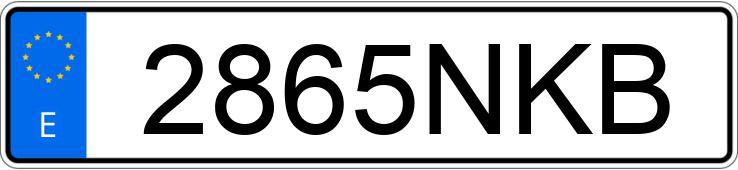 Numer rejestracyjny 2865NKB posiada NISSAN QASHQAI