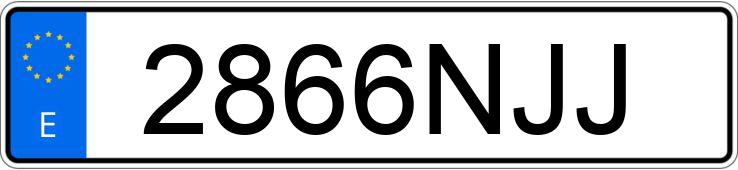 Numer rejestracyjny 2866NJJ posiada RENAULT CLIO