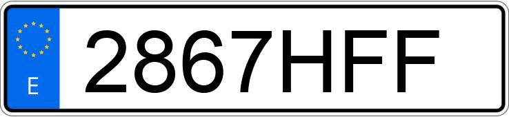 Numer rejestracyjny 2867HFF posiada OPEL CORSA