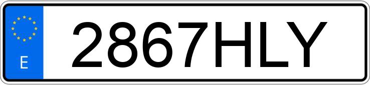 Numer rejestracyjny 2867HLY posiada BMW SERIE 1