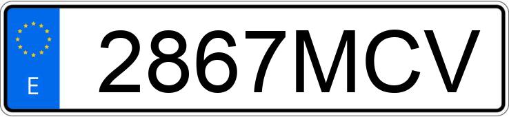 Numer rejestracyjny 2867MCV posiada HYUNDAI TUCSON