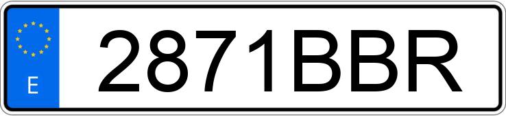 Numer rejestracyjny 2871BBR posiada BMW SERIE 3 Numer rejestracyjny 2871BBR posiada BMW SERIE 3