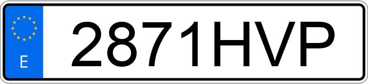 Numer rejestracyjny 2871HVP posiada PEUGEOT 308