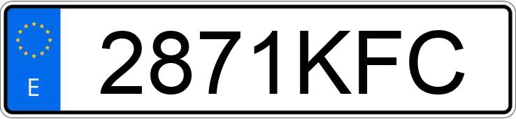 Numer rejestracyjny 2871KFC posiada CITROEN C4 GRAND PICASSO