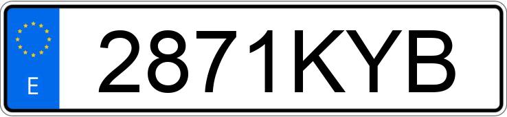 Numer rejestracyjny 2871KYB posiada IVECO DAILY Numer rejestracyjny 2871KYB posiada IVECO DAILY