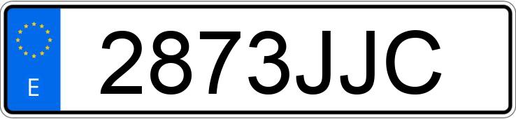 Numer rejestracyjny 2873JJC posiada VOLKSWAGEN GOLF SPORTSVAN