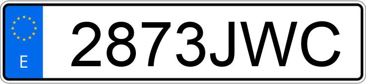 Numer rejestracyjny 2873JWC posiada NISSAN QASHQAI