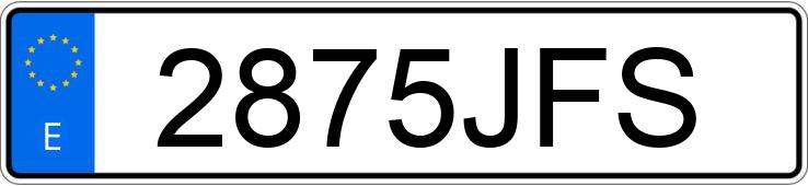 Numer rejestracyjny 2875JFS posiada OPEL CORSA