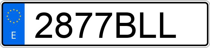 Numer rejestracyjny 2877BLL posiada VOLKSWAGEN PASSAT