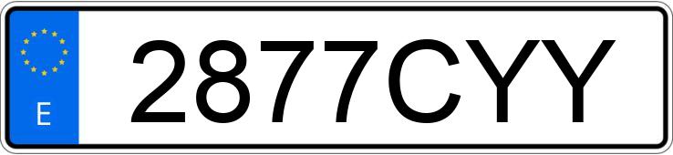 Numer rejestracyjny 2877CYY posiada VOLKSWAGEN GOLF Numer rejestracyjny 2877CYY posiada VOLKSWAGEN GOLF