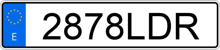 Numer rejestracyjny 2878LDR posiada NISSAN X-TRAIL