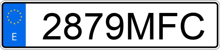 Numer rejestracyjny 2879MFC posiada CUPRA LEON